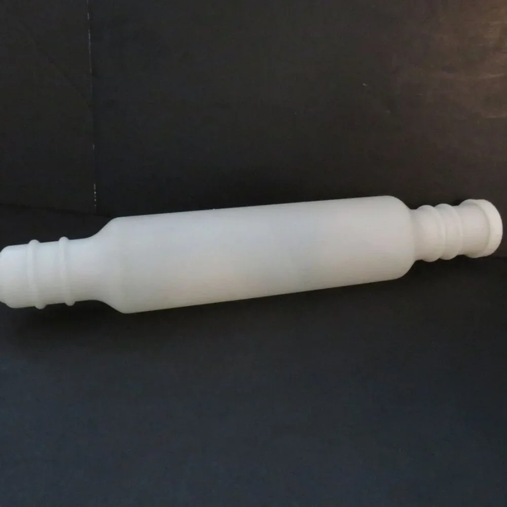 Vintage Tupperware White Dough Rolling Pin Hollow Fill-N-Chill Water Fillable
